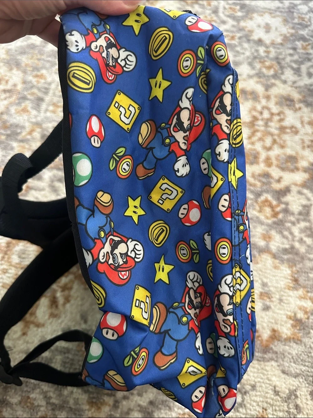 Nintendo Super Mario Blue Kids Backpack